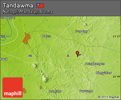 Physical Map of Tandawma