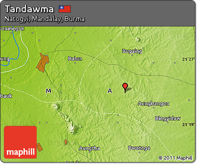 Physical Map of Tandawma