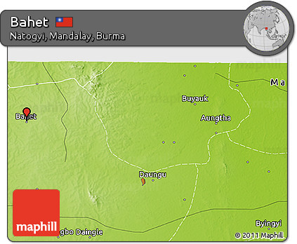 Physical 3D Map of Bahet
