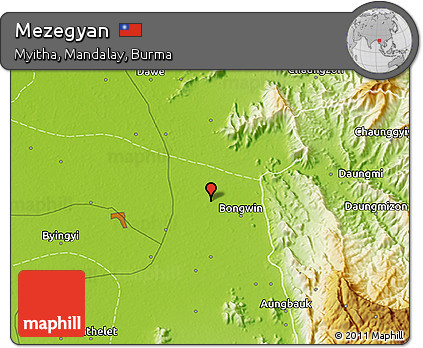 Physical 3D Map of Mezegyan
