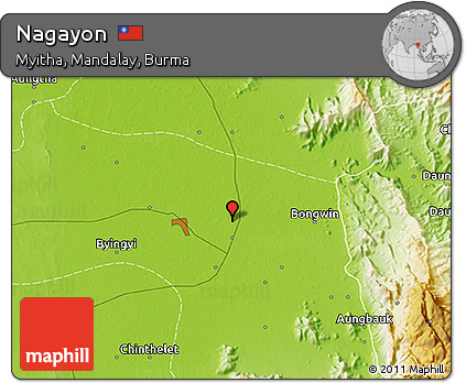 Physical 3D Map of Nagayon