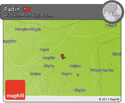 Physical 3D Map of Padin