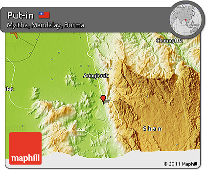 Physical 3D Map of Put-in