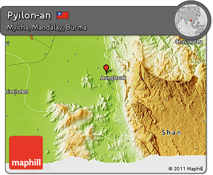 Physical 3D Map of Pyilon-an