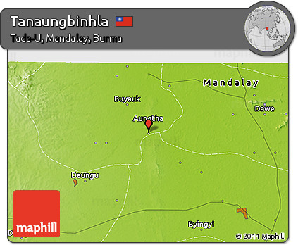 Physical 3D Map of Tanaungbinhla