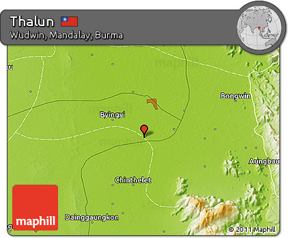 Physical 3D Map of Thalun