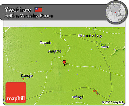 Physical 3D Map of Ywatha-e