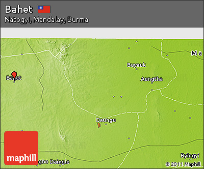 Physical 3D Map of Bahet