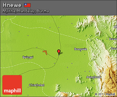 Physical 3D Map of Hnewe