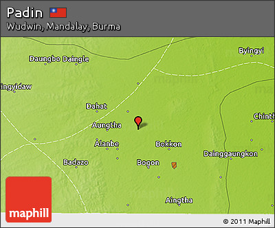 Physical 3D Map of Padin