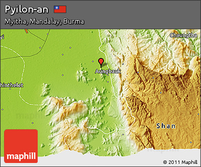 Physical 3D Map of Pyilon-an