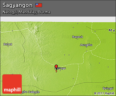 Physical 3D Map of Sagyangon