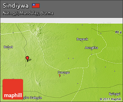 Physical 3D Map of Sindiywa