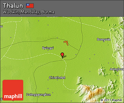 Physical 3D Map of Thalun
