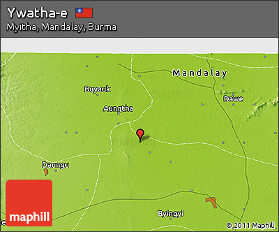 Physical 3D Map of Ywatha-e
