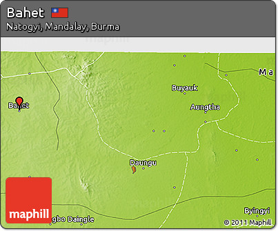 Physical 3D Map of Bahet