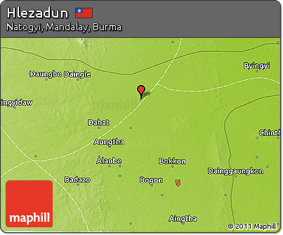 Physical 3D Map of Hlezadun