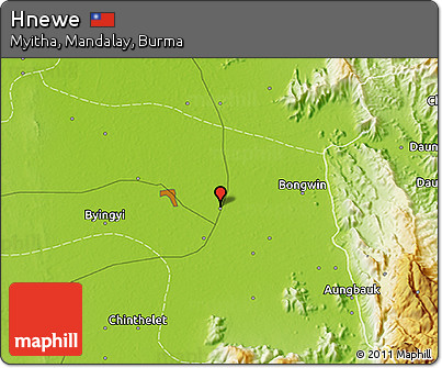 Physical 3D Map of Hnewe