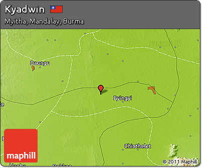 Physical 3D Map of Kyadwin