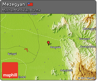 Physical 3D Map of Mezegyan