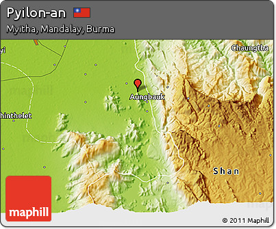 Physical 3D Map of Pyilon-an