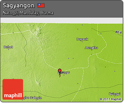 Physical 3D Map of Sagyangon
