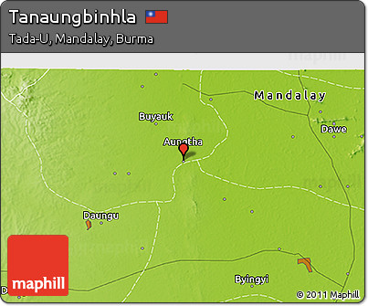 Physical 3D Map of Tanaungbinhla
