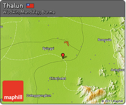 Physical 3D Map of Thalun