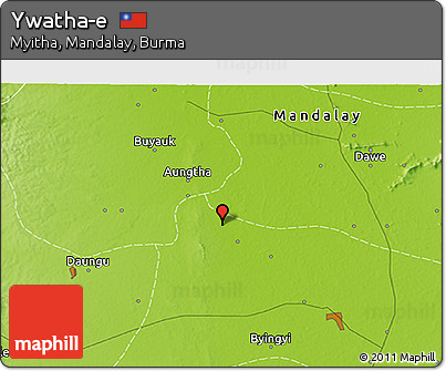 Physical 3D Map of Ywatha-e