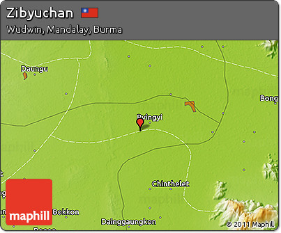 Physical 3D Map of Zibyuchan