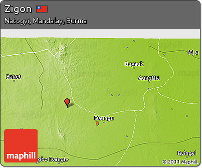 Physical 3D Map of Zigon