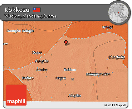Political 3D Map of Kokkozu