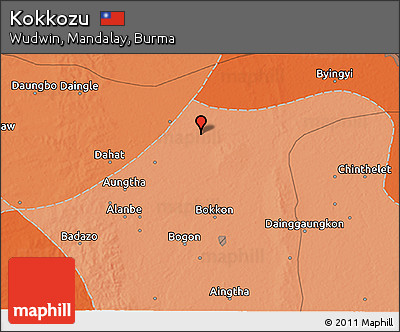 Political 3D Map of Kokkozu