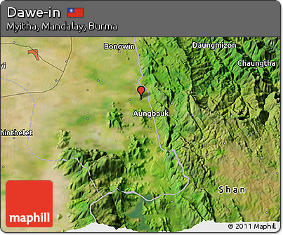 Satellite 3D Map of Dawe-in