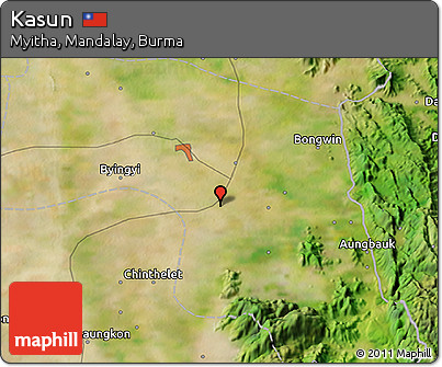 Satellite 3D Map of Kasun