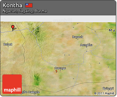 Satellite 3D Map of Kontha