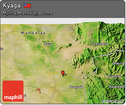 Satellite 3D Map of Kyaga