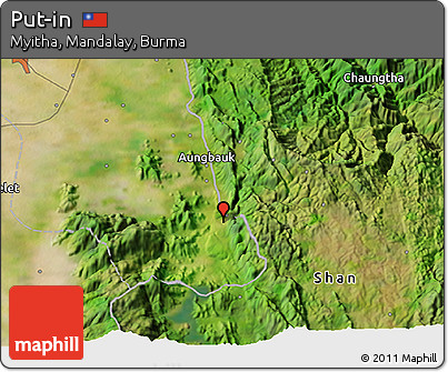 Satellite 3D Map of Put-in
