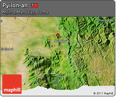 Satellite 3D Map of Pyilon-an