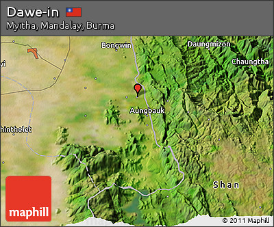 Satellite 3D Map of Dawe-in