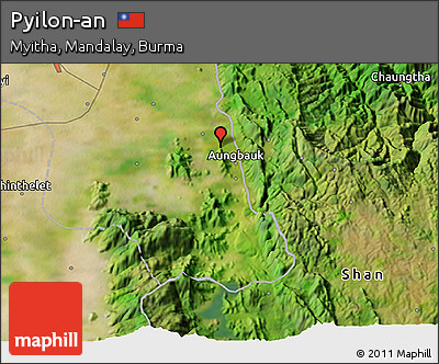 Satellite 3D Map of Pyilon-an
