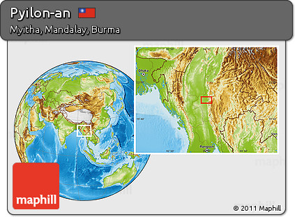 Physical Location Map of Pyilon-an