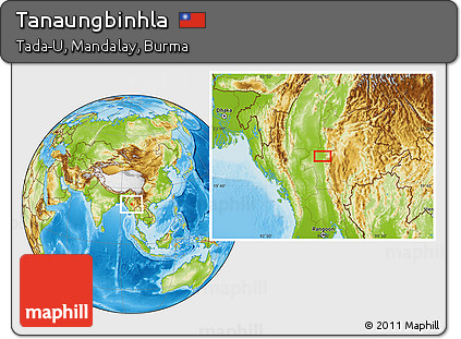 Physical Location Map of Tanaungbinhla