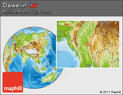 Physical Location Map of Dawe-in
