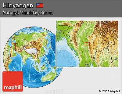 Physical Location Map of Hinyangan