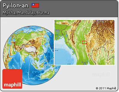 Physical Location Map of Pyilon-an