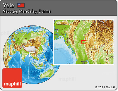 Physical Location Map of Yele
