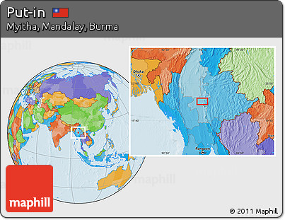 Political Location Map of Put-in