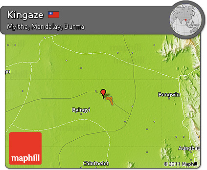 Physical Map of Kingaze