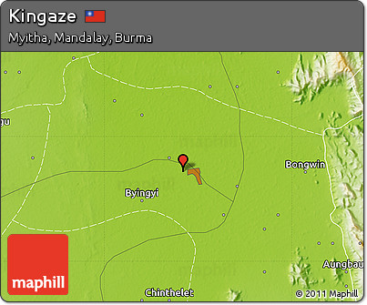 Physical Map of Kingaze